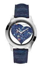 GUESS U0113L8 Iconic Blue with Heart Inspired Dial