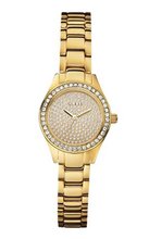 GUESS U0230L2 Petite Sporty Radiance Gold-Tone Crystal