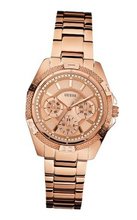 GUESS U0235L3 Dynamic Feminine Rose Gold-Tone Mid-Size Sport