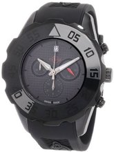 GV2 by Gevril 3005R Parachute Black PVD Chronograph Rubber Date