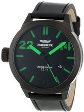 Haemmer HQ-07 Caracas Ion-Plated Gun Coated Stainless Steel Green Hands Limited Edition