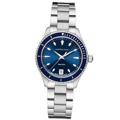 Hamilton Jazzmaster Seaview Blue Dial Stainless Steel Ladies H37451141