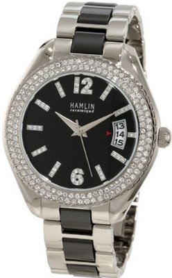 Hamlin HACL0416:001 Ceramique Bling and Stainless Steel Austrian Crystals