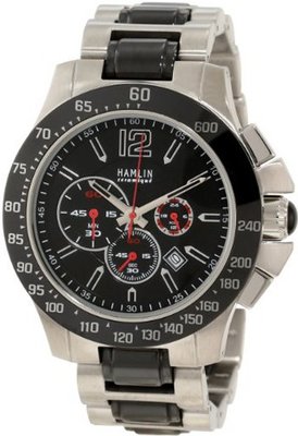 Hamlin HACM0413:001 Ceramique Big and Bold Stainless Steel Chronograph