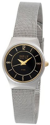 Hamlin HAML0904:002/04E92LL Stainless Steel Mesh Bracelet Black Dial