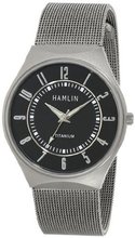 Hamlin HAMM0314:002/04E92GT Titanium Case Black Dial Stainless Steel Mesh Band