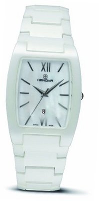 Hanowa Ceraganza Unisex Quartz with White Dial Analogue Display and White Ceramic Bracelet 16-5016.60.001.01