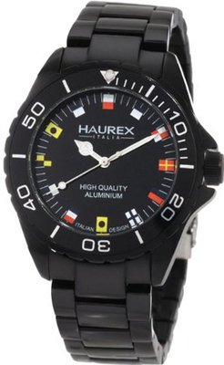 Haurex Italy 7K374UNF Ink Black Aluminum Bracelet