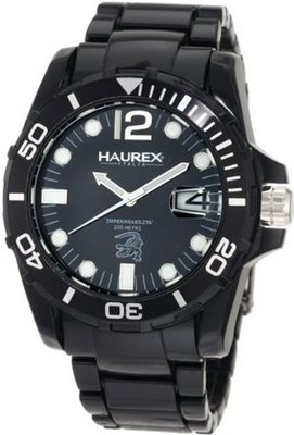 Haurex Italy N7354UNN Caimano Date Black Dial Plastic Sport
