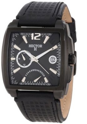 Hector 665232 Black PVD Dual-Time Date