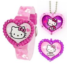 Hello Kitty Kids' HK1523 Digital Interchangeable Necklace and Toppers
