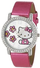 Sanrio Hello Kitty HK1492 Pink Strap Silver Dial