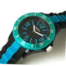 Henley Gents Black And Turquoise Rotating Sports