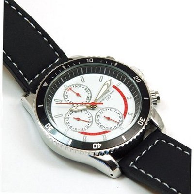Henley Gents Chrono Effect White Dial Sports