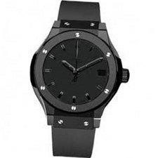 Hublot Classic Fusion Black Dial Black Ceramic Ladies 581.CM.1110.RX