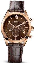 Hugo Boss Rose Gold Leather Chronograph Ladies 1502311