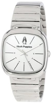 Hush Puppies HP.3682L.1522 Signature Rectangular Stainless Steel Silver Dial