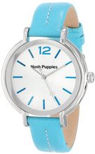 Hush Puppies HP.3752L.2503 Orbz Stainless Steel with Aqua Leather Strap