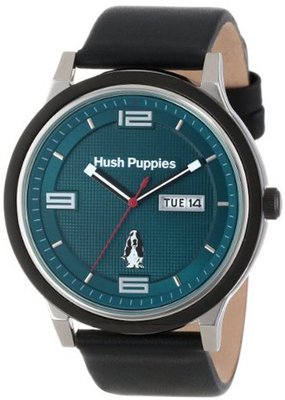 Hush Puppies HP.3758M.2511 Orbz Black Ion-Plated Coated Stainless Steel Bezel Day Date