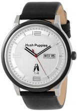 Hush Puppies HP.3758M.2522 Orbz Black Ion-Plated Coated Stainless Steel Bezel Day Date