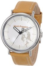 Hush Puppies HP.3760L.2510 Signature Round Stainless Steel Genuine Leather