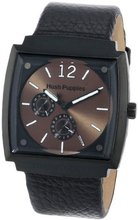 Hush Puppies HP.7094M.2508 Freestyle Black Ion-Plated Coated Stainless Steel 24-Hour Date