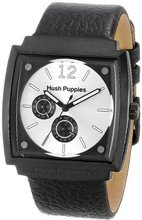 Hush Puppies HP.7094M.2522 Freestyle Black Ion-Plated Coated Stainless Steel 24-Hour Date