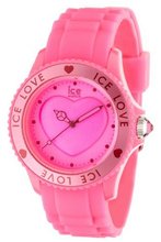 Unisex Ice Love Large Pink Dial Plastic