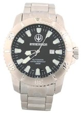 Immersion IM8512 Gents Automatic Analogue Black Dial Grey Steel Strap
