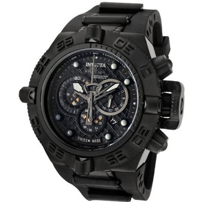 Invicta 6582 "Subaqua Noma IV" Stainless Steel and Black Polyurethane