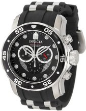 Invicta 6977 "Pro Diver Collection" Stainless Steel and Black Polyurethane
