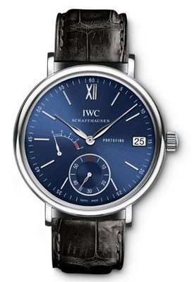 IWC Portofino Blue Dial Black Leather IW510106