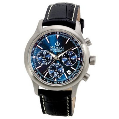 MARSHAL es to 10 BAR chronograph MRZ004-LBL men's