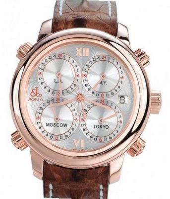 Jacob & Co H-24 Five Time Zone Automatic Five Time Zone Automatic