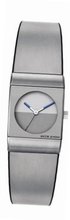 Jacob Jensen Classic Series Quartz with Grey Dial Analogue Display and Silver Rubber Strap 522