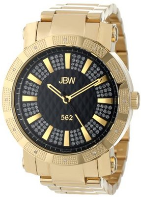 JBW JB-6225-C "562" Pave Dial 18K Gold-Plated Diamond