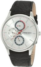 Johan Eric JE4000-04-001 Streur Silver Dial Leather