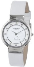 Johan Eric JE6100-04-009L Arhus Diamond Round Stainless Steel Mother-Of-Pearl Dial