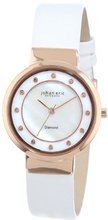 Johan Eric JE6100-09-009L Arhus Diamond Rose Gold Ion-Plated Coated Stainless Steel
