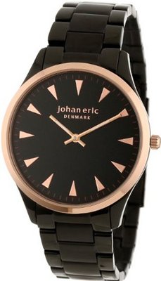 Johan Eric JE9000-10-007B Helsingor Black and Rose Gold Ion-Plated Steel Bracelet