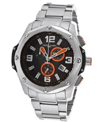 Jorg Gray Swiss ISA Chrono Black Dial #JG9100-14