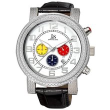 Joshua & Sons JS-07-SS Stainless Steel Chronograph Strap