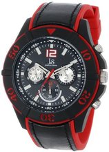 Joshua & Sons JS51RD Chronograph Red and Black Strap