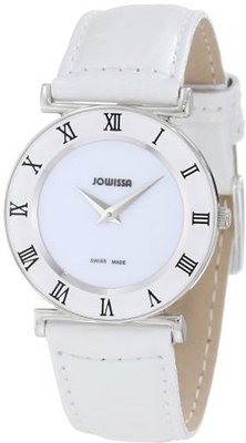Jowissa J2.001.M Roma 30 mm White Leather Roman Numeral