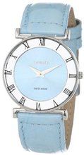 Jowissa J2.014.M Roma Pastell Turquoise Leather Sunray Roman Numerals