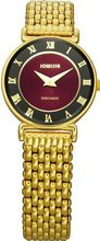 Jowissa J2.044.S Roma 24 mm Gold PVD Maroon Dial Roman Numeral Steel