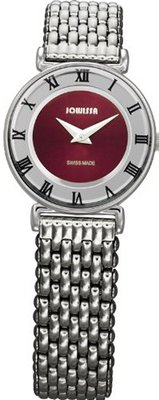 Jowissa J2.072.S Roma 24 mm Maroon Dial Roman Numeral Stainless Steel