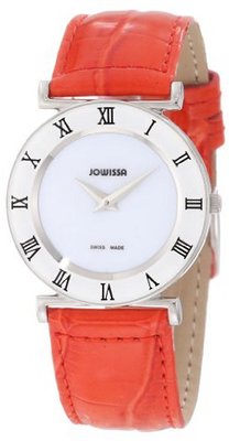 Jowissa J2.092.M Roma Colori 30 mm Red Leather Roman Numeral