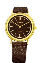 Jowissa J4.013.M Nuoro Gold PVD Slim Brown Leather