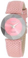 Jowissa J5.004.M Facet Dimensional Glass Pink Leather